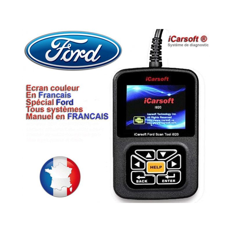 Diagnostic icarsoft Ford Holden ® i920 + manuel en FRANCAIS nous